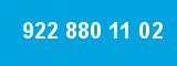 922 880 11 02 922 880 11 02
